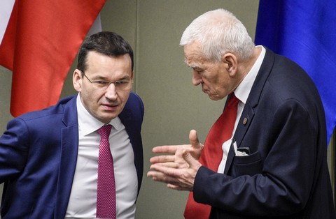 Morawiecki: "Nie wiem, czy dobrze, że są u nas wojska amerykańskie, które nas bronią przed Rosjanami":putin: