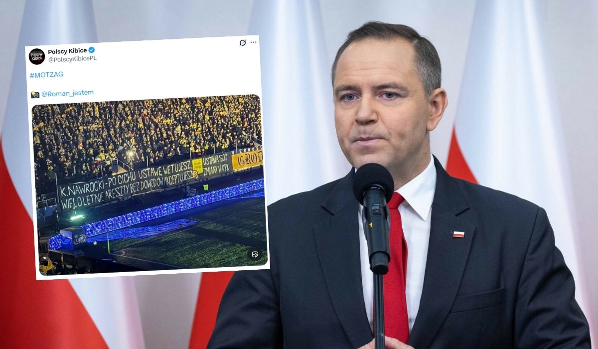 Kibice obrazili się na prezydenta Nawrockiego za zawetowanie ustawy o KPK