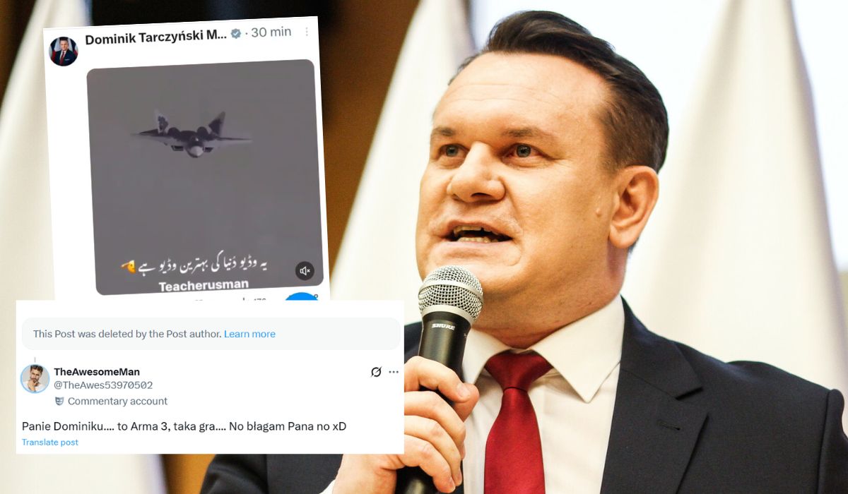 Dominik Tarczyński wrzucił gameplay z Arma 3 jako nagranie z ataku na Iran