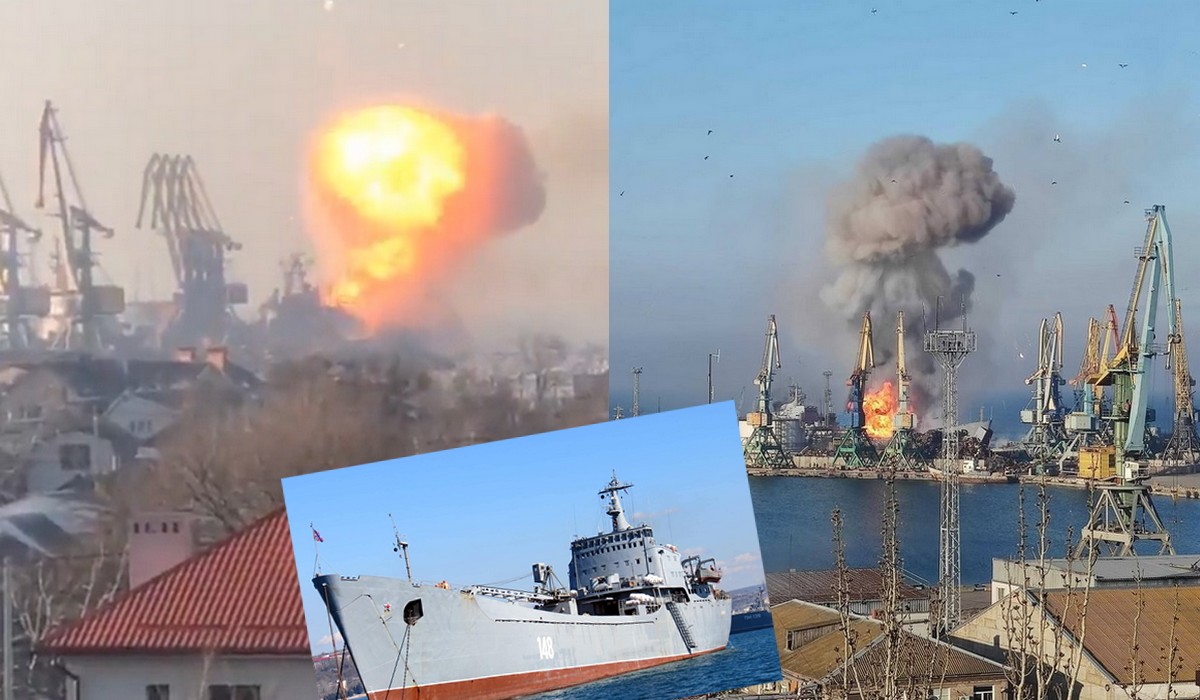 Nie do końca wiadomo jak, ale Rosjanie stracili wielki okręt desantowy ¯\_(ツ)_/¯