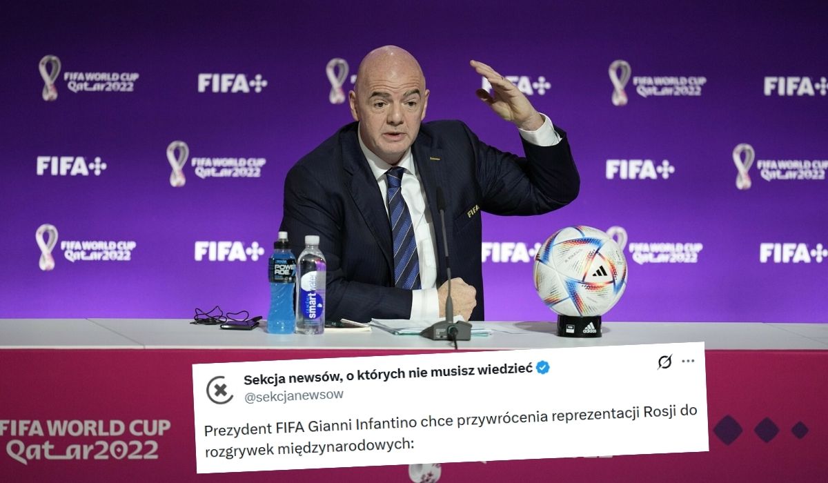 Łysy z FIFA stara się o przywrócenie rosyjskich drużyn do rozgrywek