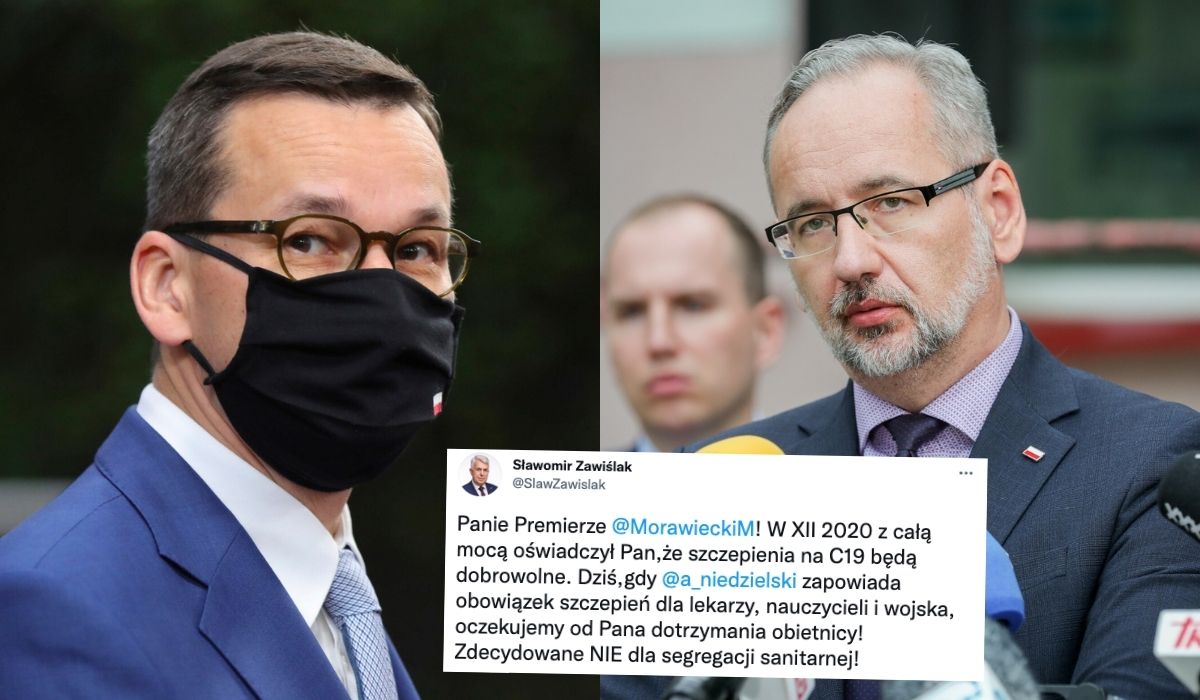 Poseł Zawiślak z PiS prosi premiera rządu PiS o powstrzymanie ministra zdrowia rządu PiS i obowiązkowych szczepień