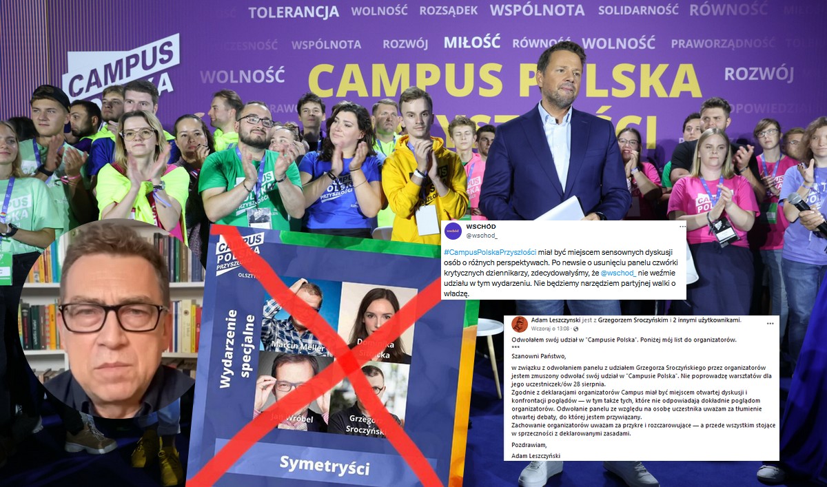 Campus Polska: kolejni zaproszeni goście rezygnują z uczestnictwa po aferze z panelem symetrystów