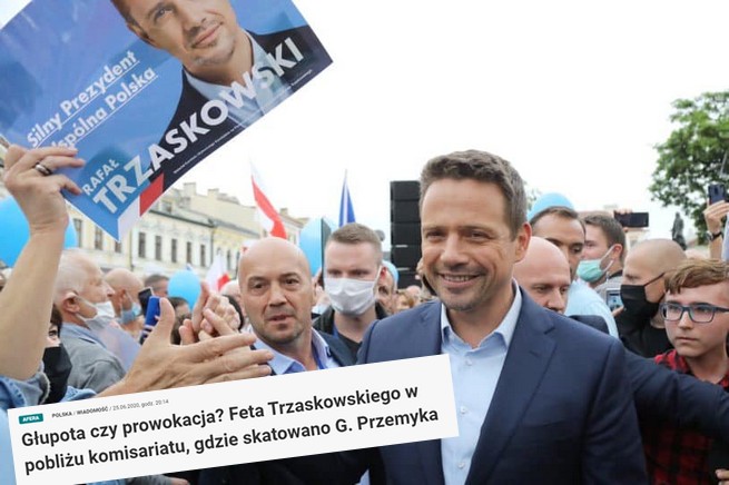 Niezależna.pl: Trzaskowski wybrał na miejsce fety plac Zamkowy. Niedaleko katowali Przemyka...