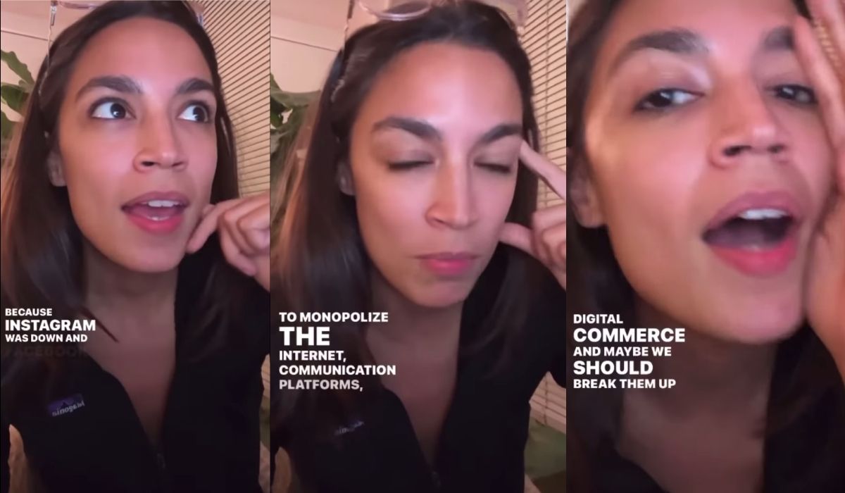 Ocasio-Cortez na Facebooku: może Facebook nie powinien posiadać tylu platform i może warto walczyć z monopolem?