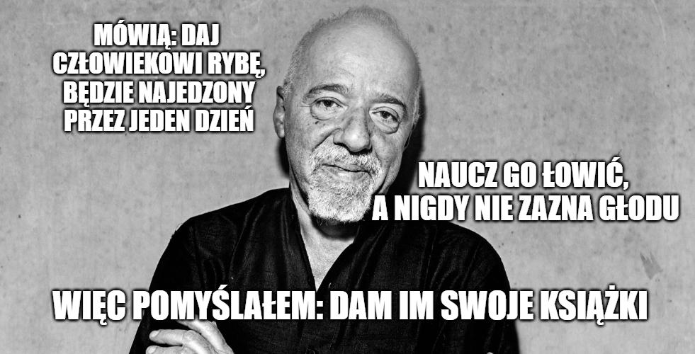 Paulo Coelho rozda setki tysięcy swoich książek w Afryce