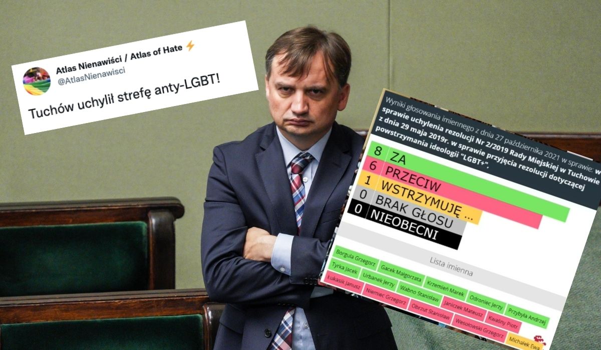Tuchów, pomimo dotacji od Ziobry na "obronę rodziny", uchylił swoje deklaracje anty-LGBT ¯\_(ツ)_/¯