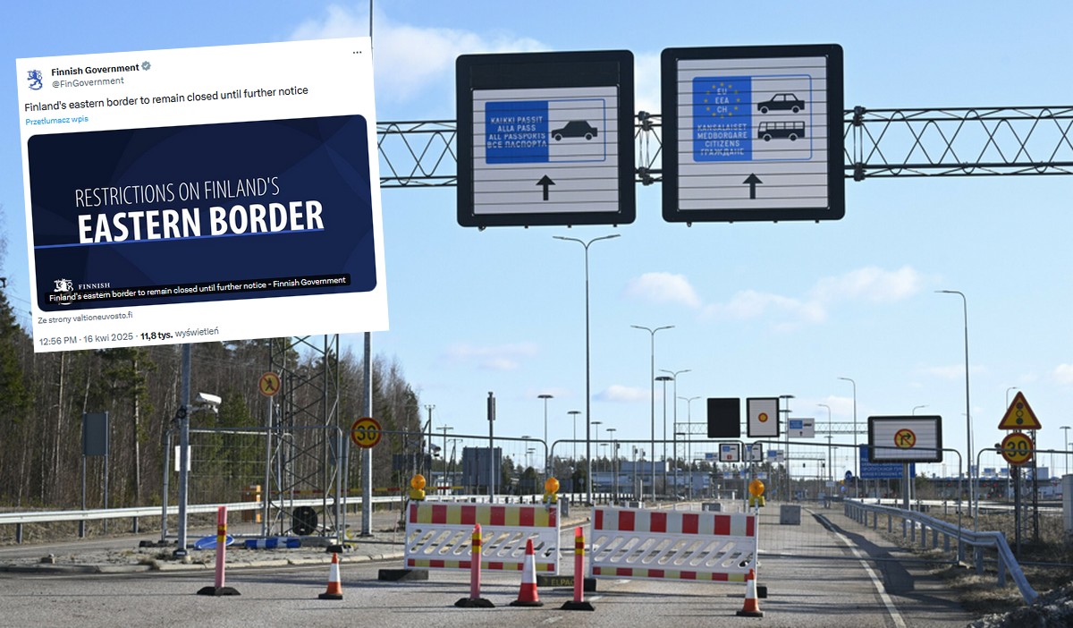 Finlandia zamknęła granicę z Rosją "do odwołania"
