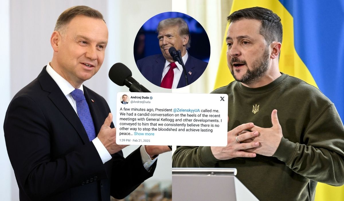 Prezydent Duda w konflikcie Zełenski-Trump twardo stanął po obu stronach