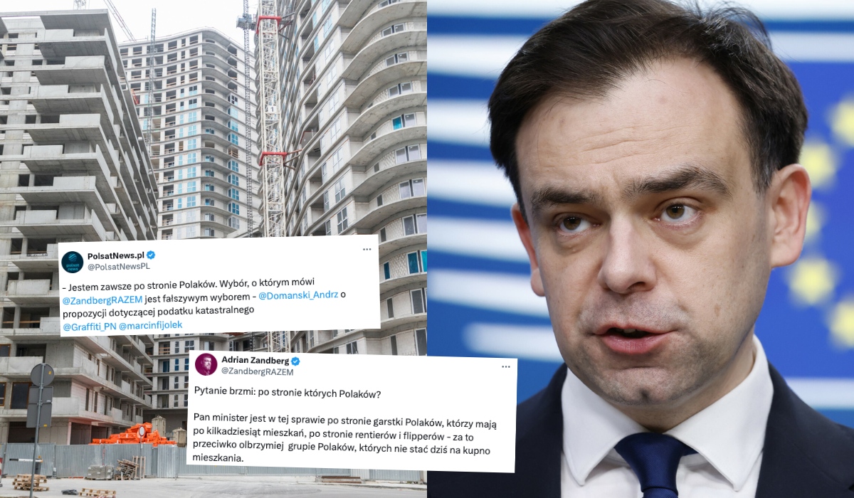 Domański czule o osobach posiadających ponad 3 mieszkania: to często osoby starsze, nie chcemy ich obciążać