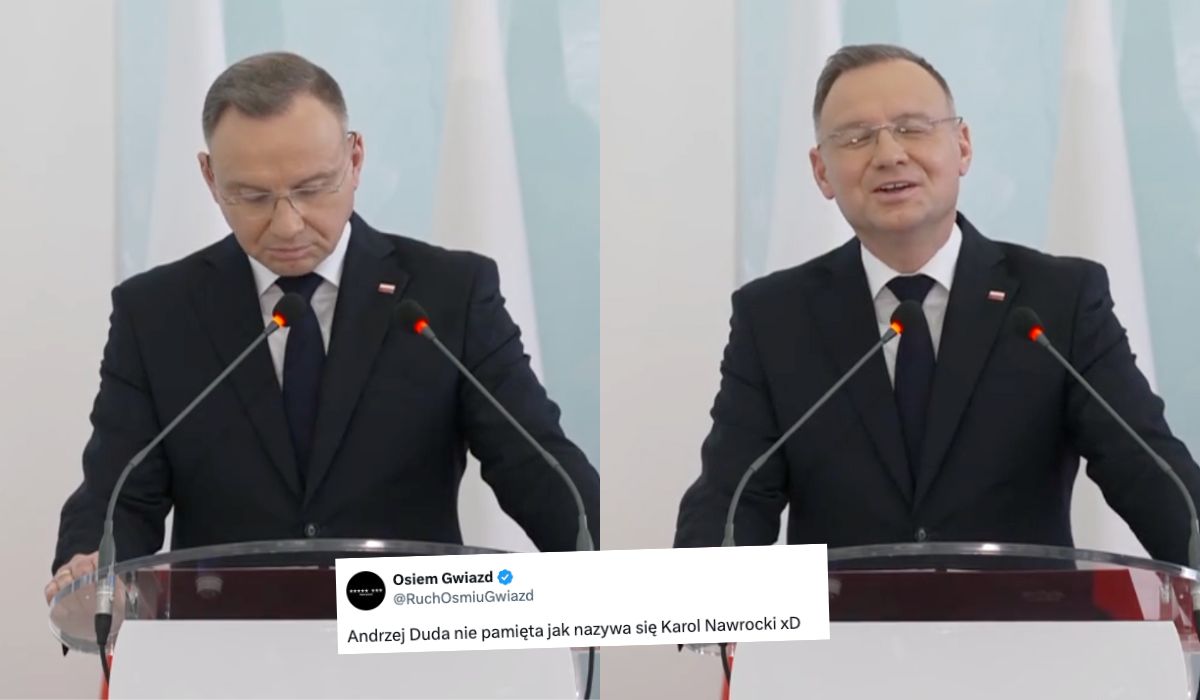 Andrzejowi Dudzie zapomniało się, jak nazywa się kandydat PiS na prezydenta