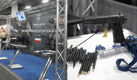 Targi strzeleckie w USA: Polska z jednym pistoletem i gadżetami