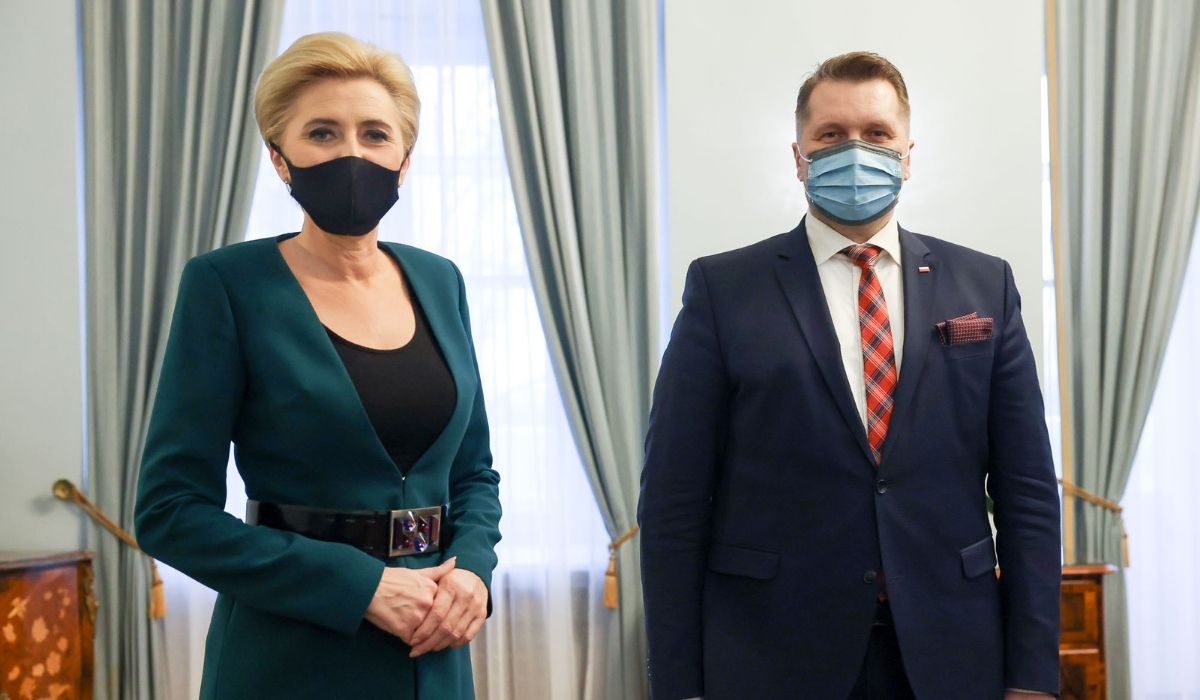 Przemysław Czarnek chwali się ekspercką konsultacją z Agatą Dudą