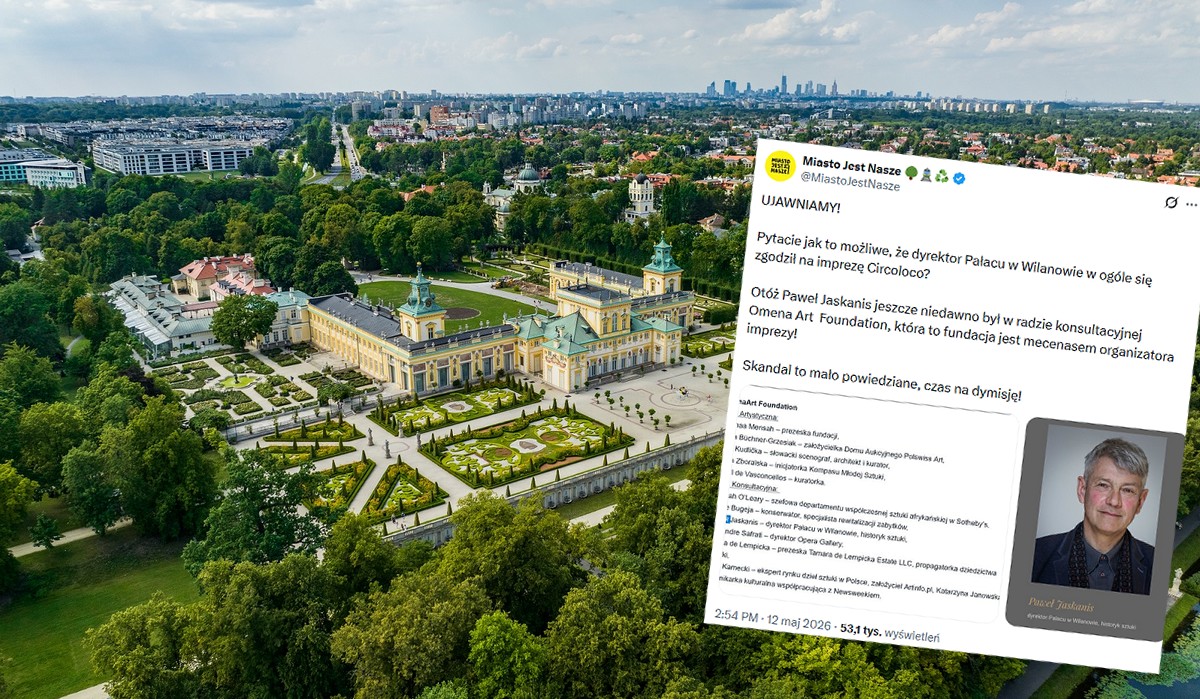 Afera Techno w Wilanowie: dyrektor był wcześniej w fundacji, która była mecenasem organizatora imprezy