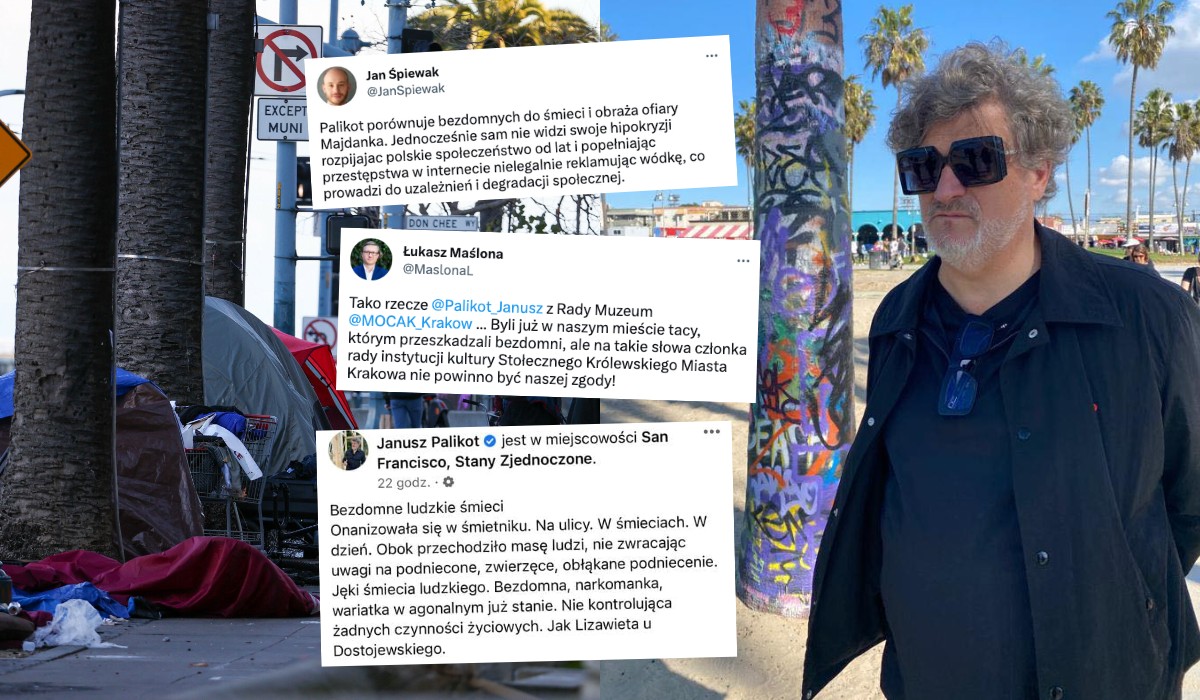 Wpis Janusza Palikota o "bezdomnych ludzkich śmieciach" w USA wzbudził pewne kontrowersje