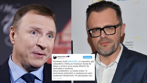 Były naczelny "Faktu" do Kurskiego: powinieneś odejść w niesławie po tym wydaniu Wiadomości