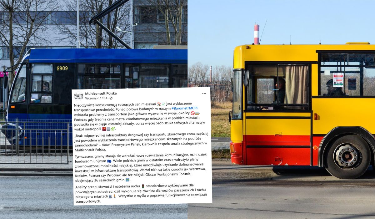 GUS: wykluczenie transportowe to nie tylko prowincja, ale też budujący się na przedmieściach