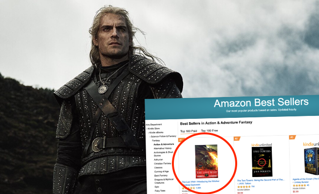 Andrzej się doczekał: zbiór opowiadań o Wiedźminie bestsellerem Amazona i Google