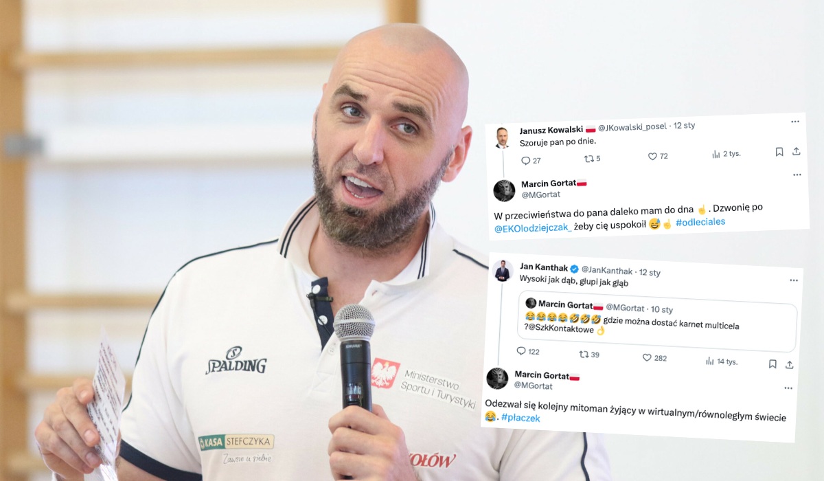 Marcin Gortat grasuje po Twitterze i wdaje się w pyskówki z PiS-owcami
