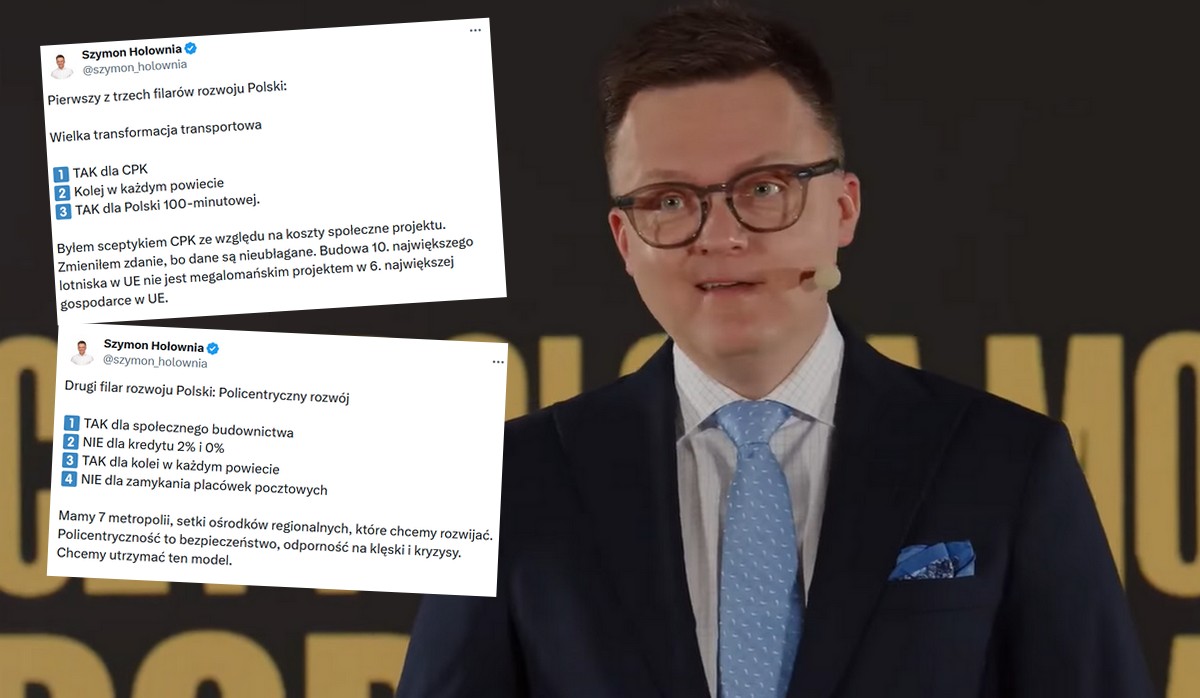 Hołownia zapowiedział, że nie poprze kredytu 0% i zmienił zdanie w sprawie CPK