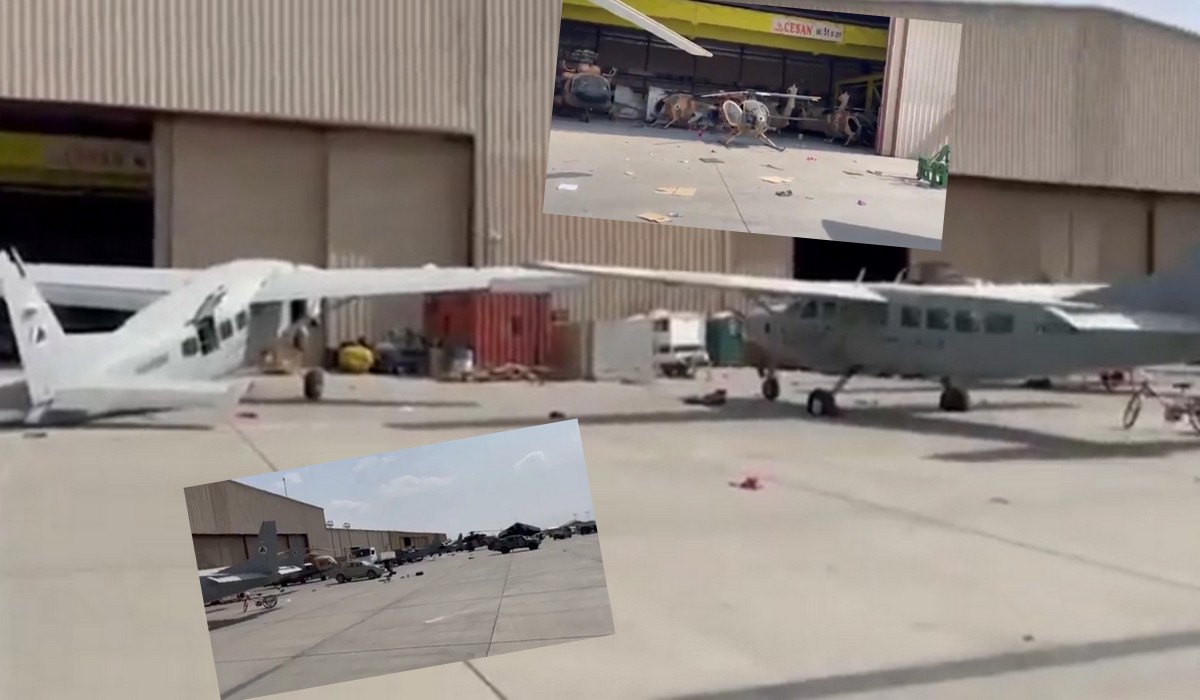 Amerykanie zniszczyli pozostałe na lotnisku w Kabulu samoloty, żeby nie dobrali się do nich talibowie