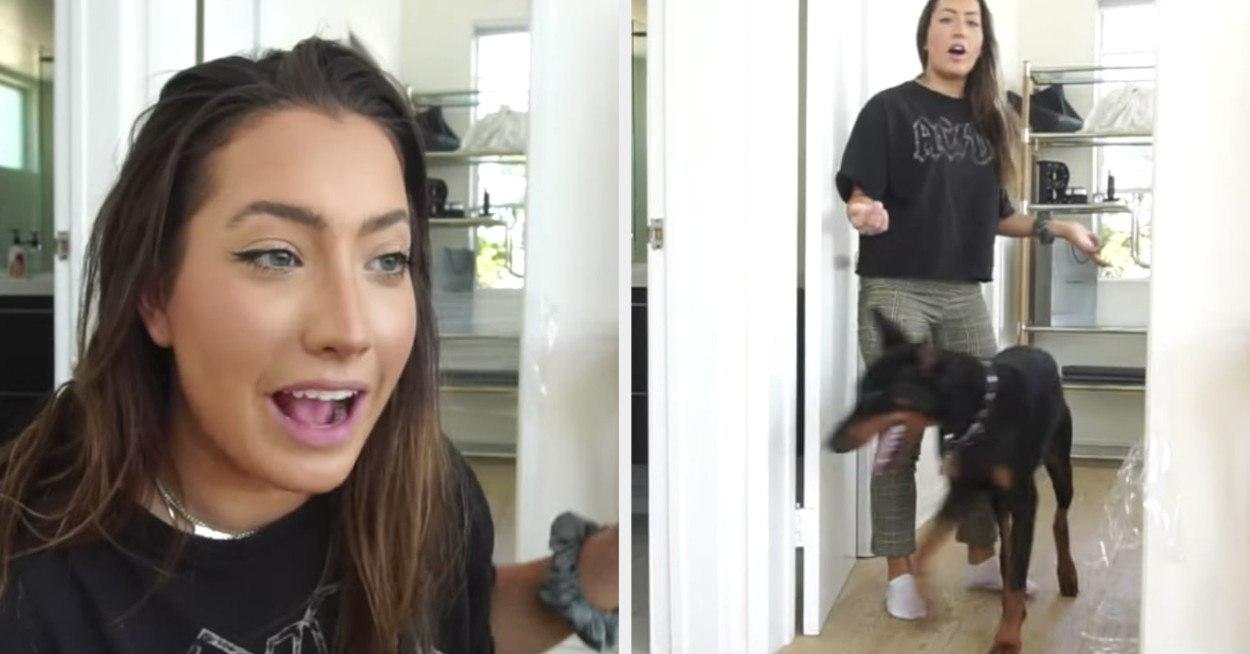 Youtuberka przez przypadek udostępniła wideo, na którym dręczy swojego psa