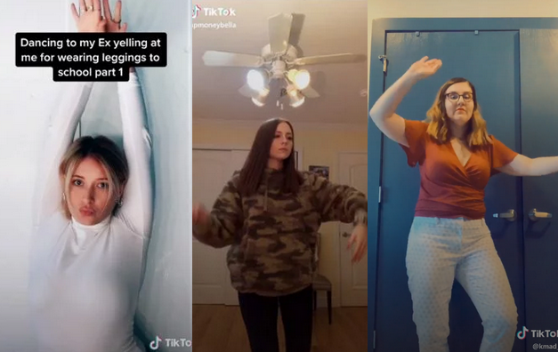 Dziewczyny tańczące do wiadomości od byłych chłopaków hitem TikToka