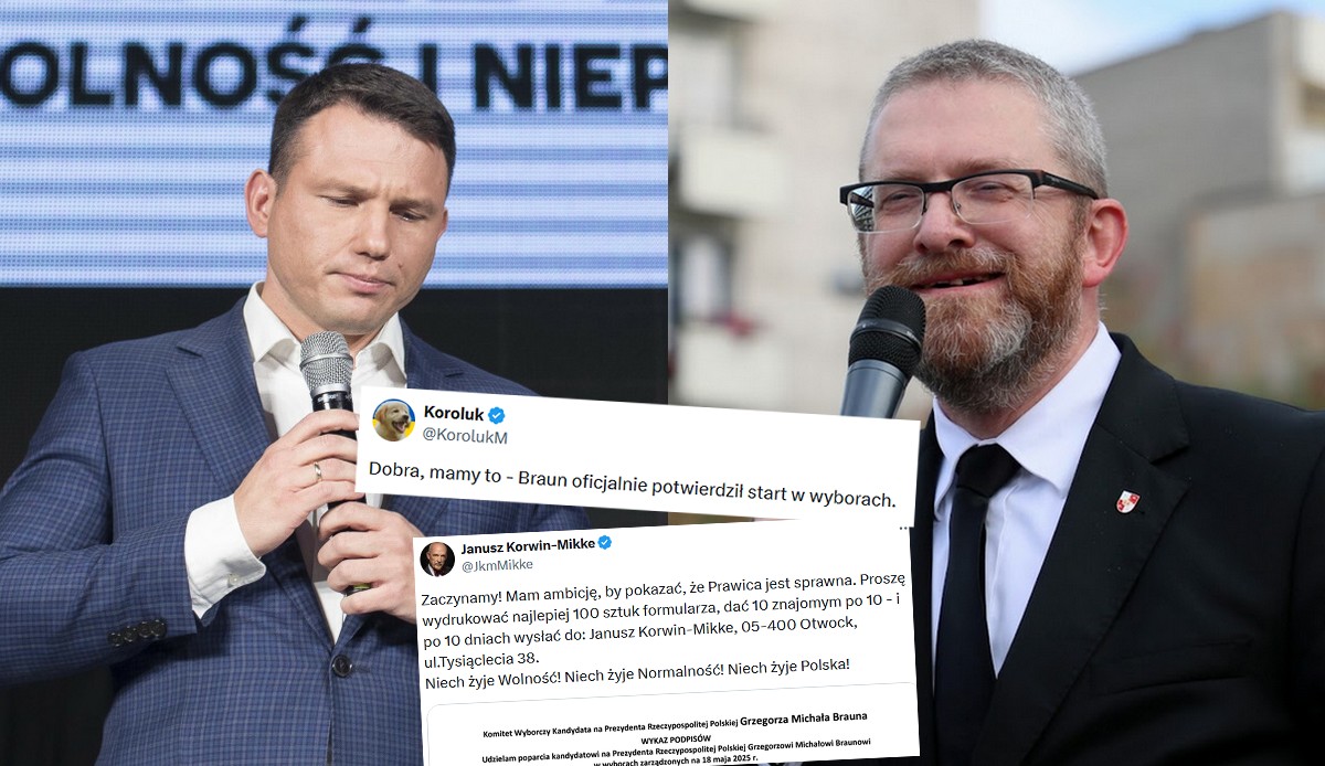 Grzegorz Braun potwierdził swój start w wyborach prezydenckich