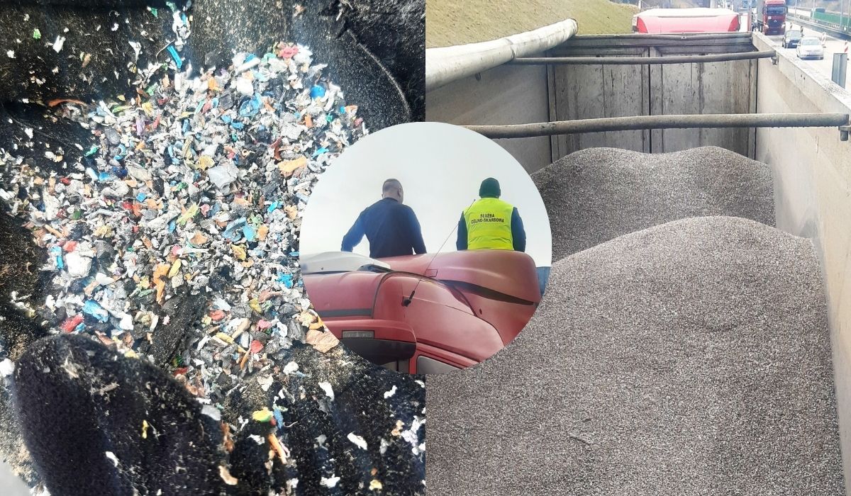 Po cichu do Polski wjechały 23 tony śmieci z Niemiec, ale służby wykryły i zatrzymały gagatków
