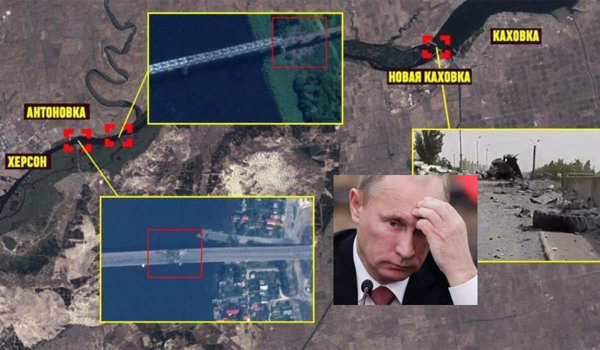 Ukraina zniszczyła wszystkie mosty w obwodzie Chersońskim i Rosjanie nie mają już jak wywozić pralek