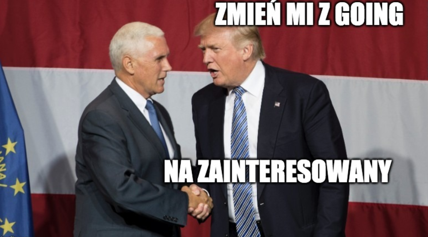 Trump nie przyleci do Polski, zastąpi go Mike Pence