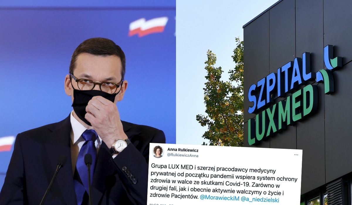 Szefostwo prywatnej ochrony zdrowia urażone słowami premiera "niektórym z nas po prostu pękły serca"