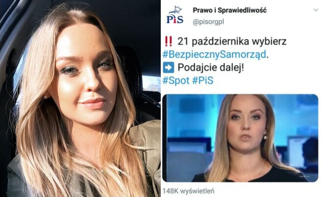 Dziennikarka TVP wygrała w sądzie z PiS. Jej wizerunek wykorzystano w spocie wyborczym 