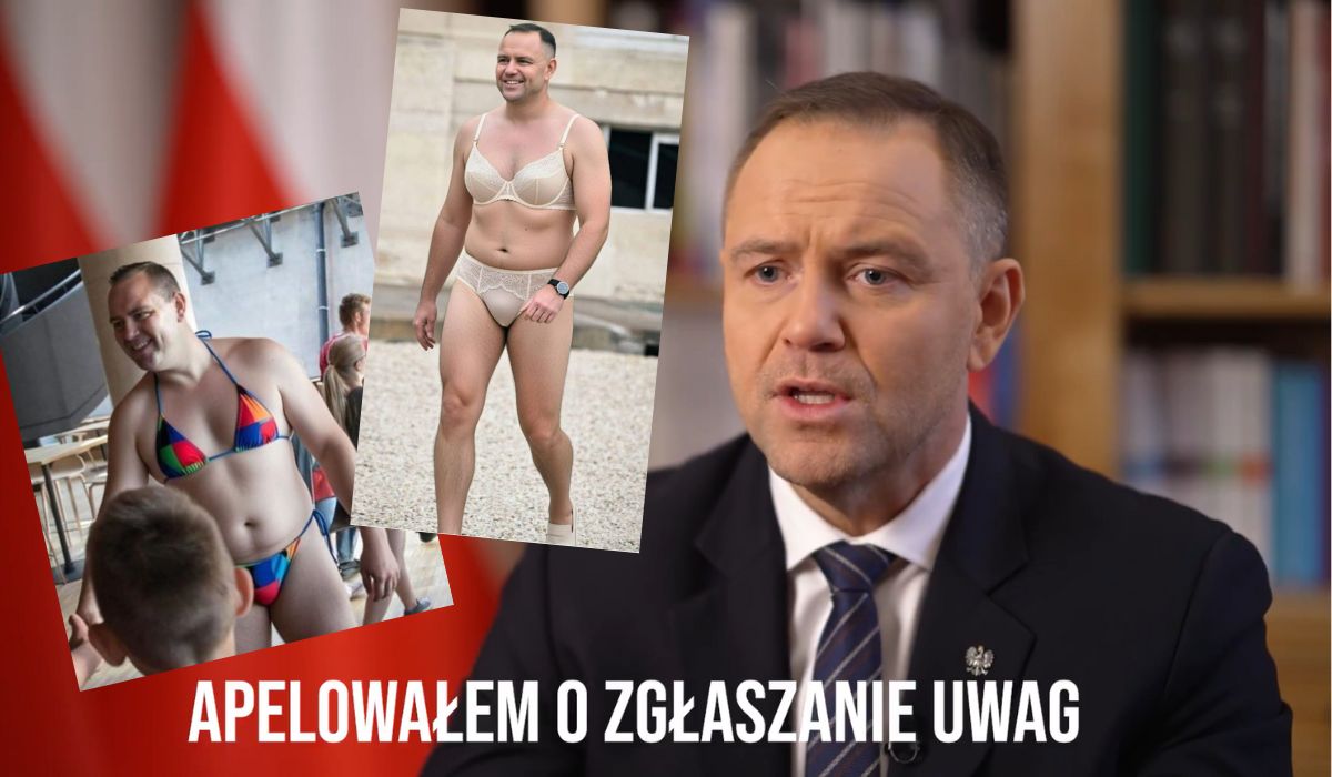 Ludzie generują zdjęcia prezydenta Nawrockiego w bikini w ramach protestu po zawetowaniu ustawy