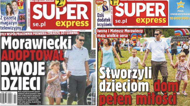 "Super Express": Morawieccy stworzyli dzieciom dom pełen miłości 