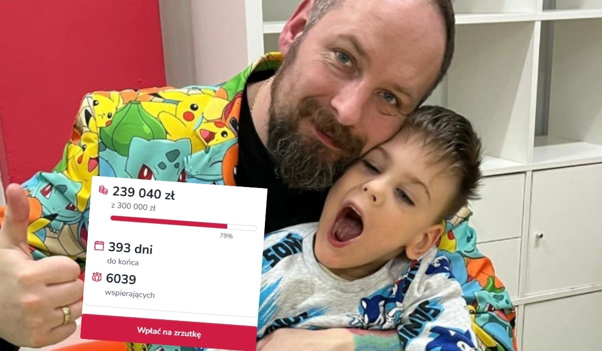 Trwa zrzutka na Samuela, który ma spore szanse zacząć widzieć świat i to, co robią dla niego rodzice