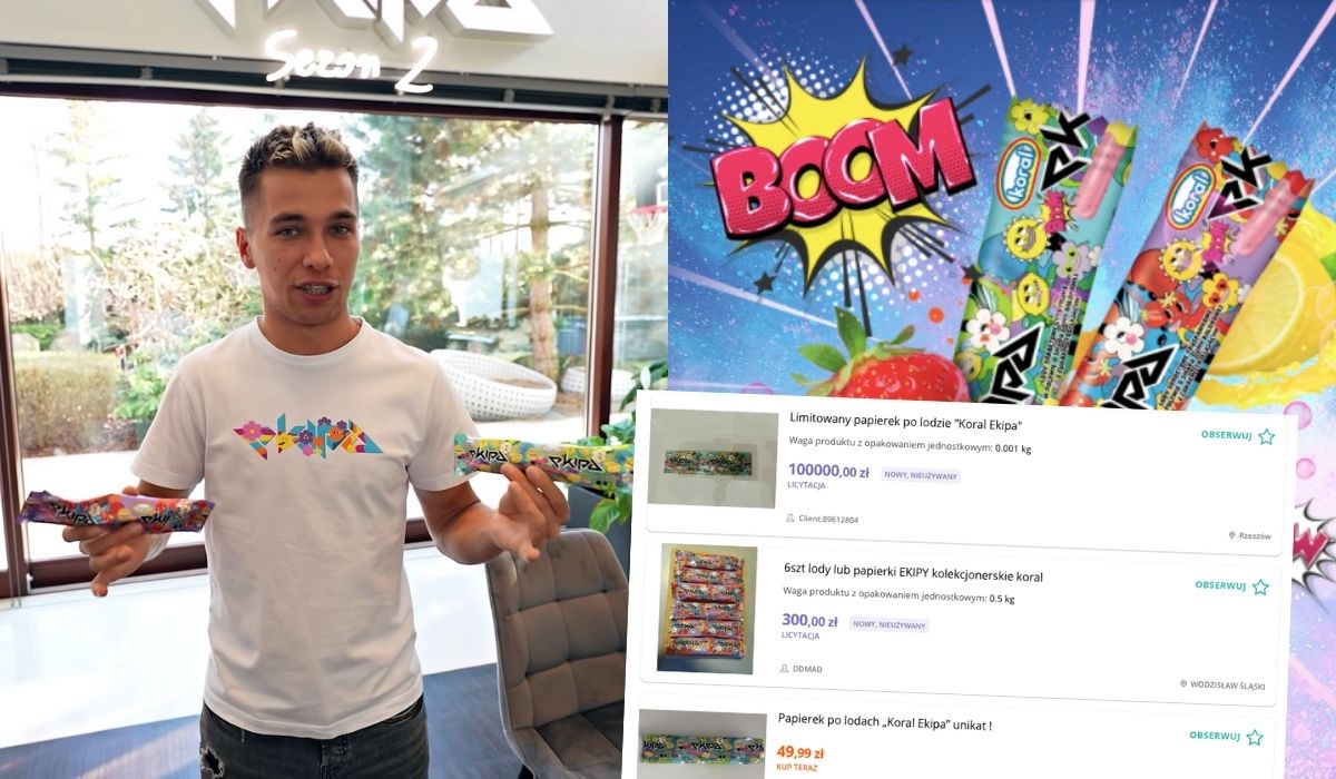 Lody od youtubera Friza hitem sprzedaży jeszcze przed sezonem na lody