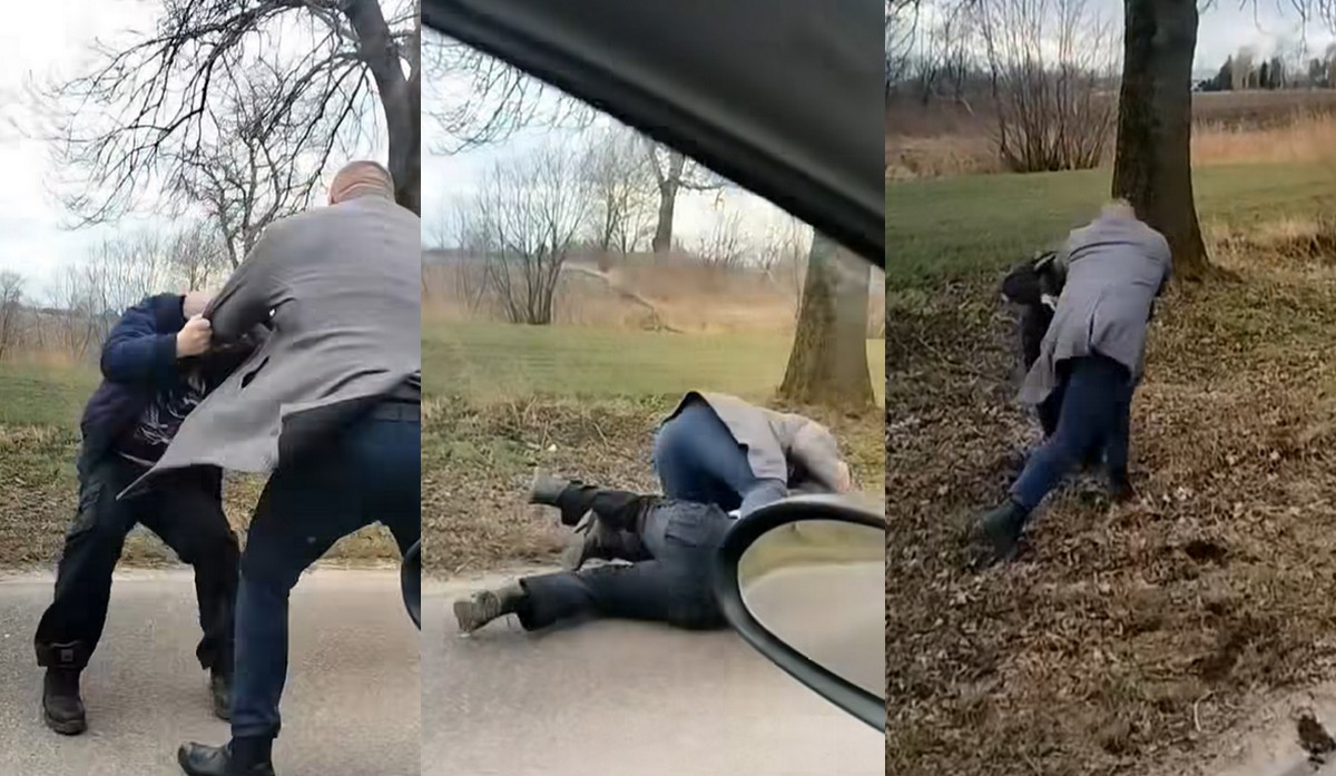 Żona sołtysa, który uprawiał MMA na drodze, ma żal, że zostali nagrani bez zgody i mają problemy