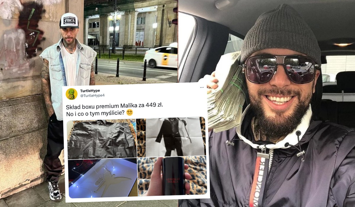 Malik Montana sprzedał fanom box z płytą za 449 zł wyśmiewany jako "badziewie z AliExpress"