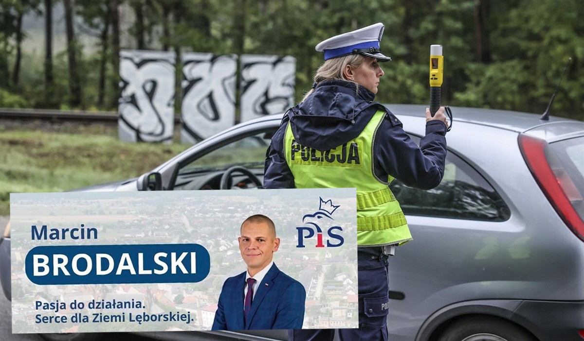 Lębork: polityk PiS w stanie naprutym walnął w czyjś pojazd i odjechał, ale doścignęły go policja i konsekwencje