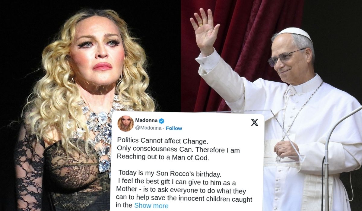 Madonna poprosiła papieża, żeby wybrał się do Strefy Gazy z pomocą humanitarną