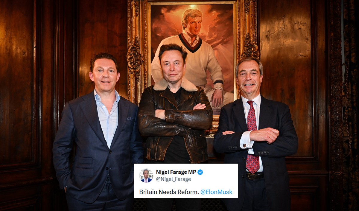 Musk rozmawia o wsparciu i darowiźnie dla partii "ojca brexitu", Nigela Farage'a