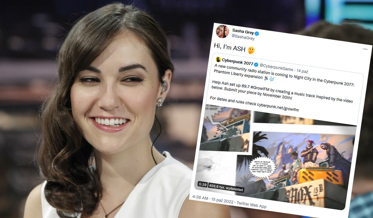 Sasha Grey rozwija karierę jako DJ, teraz także w Night City, w dodatku do Cyberpunk 2077