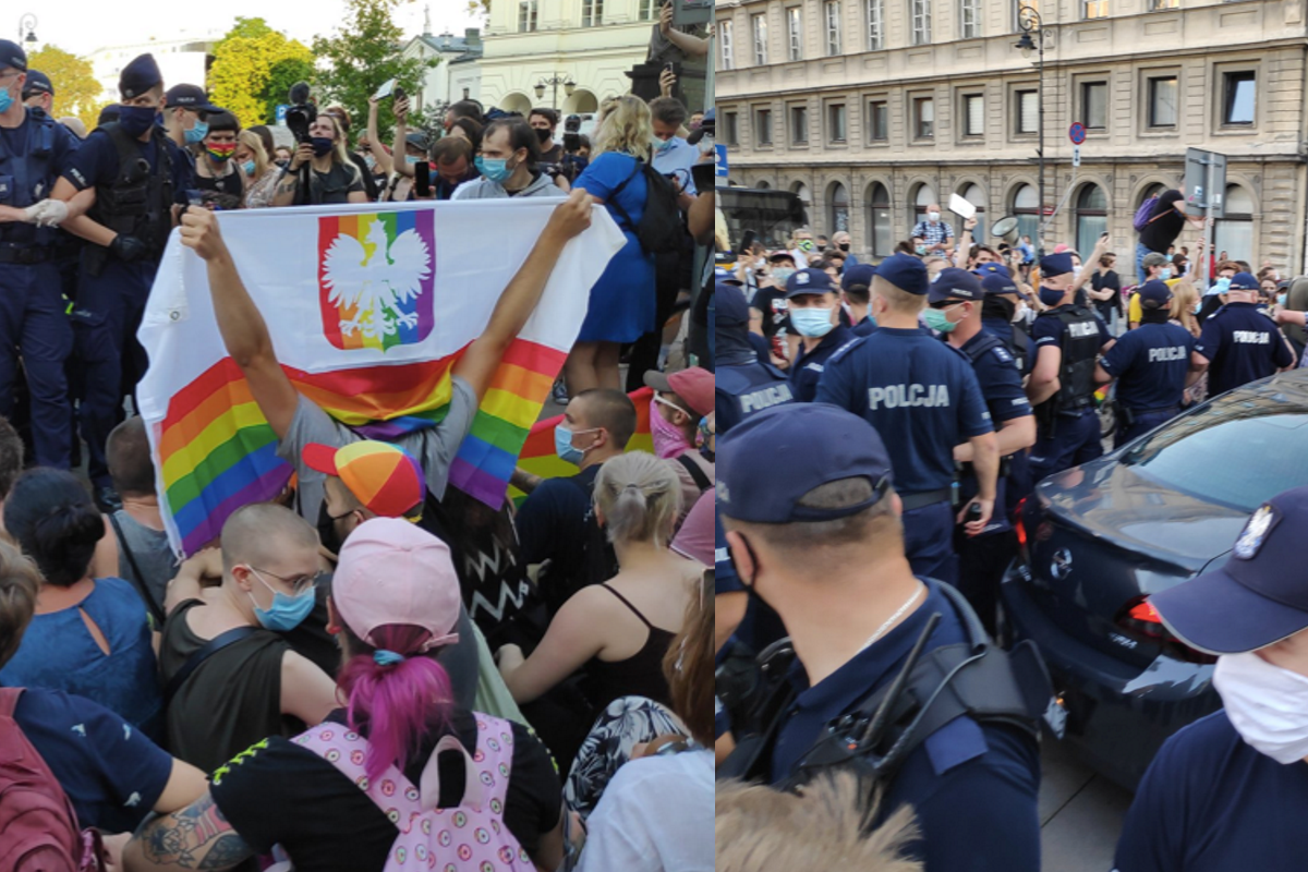 Dwumiesięczny areszt dla aktywistki "Stop Bzdurom". Trwa protest i blokada radiowozu