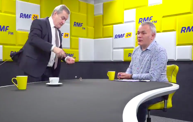 Gliński o przerwaniu wywiadu RMF: popełniłem błąd, ale mam to w nosie