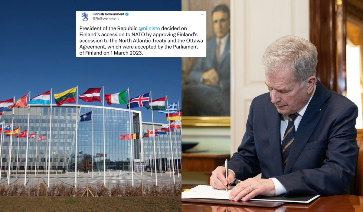 Prezydent Finlandii, bez oglądania się na dąsy Turcji i Węgier, podpisał ustawę o przystąpieniu do NATO