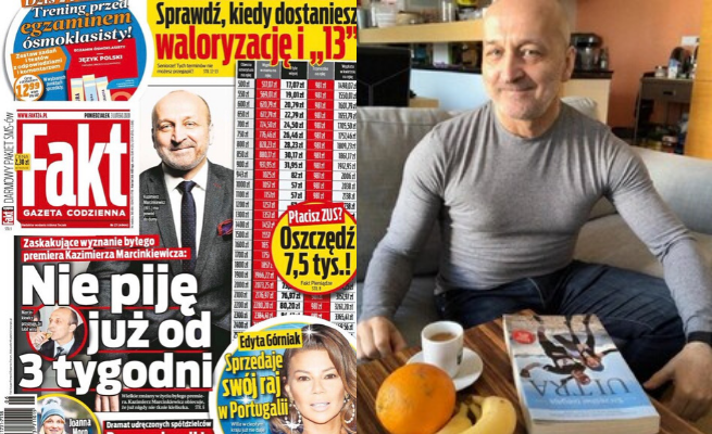 Kazimierz Marcinkiewicz w Fakcie: rzucam alkohol, nie piję już od 3 tygodni 