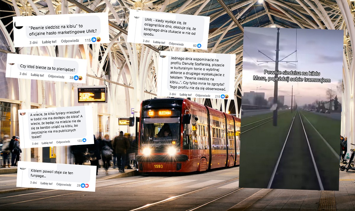 Oficjalny profil Łodzi dodał lekko kibelkowego posta i zrobiła się afera