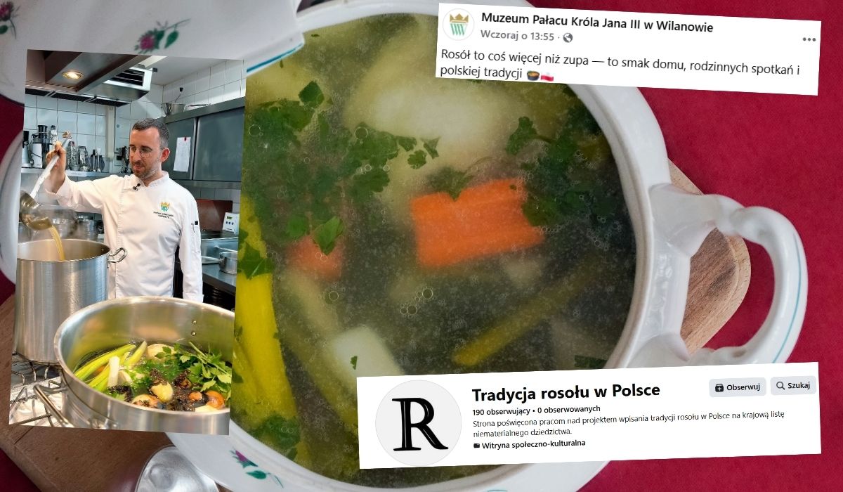 Rosół i sposób jego podania mogą trafić na listę niematerialnego dziedzictwa kulturowego