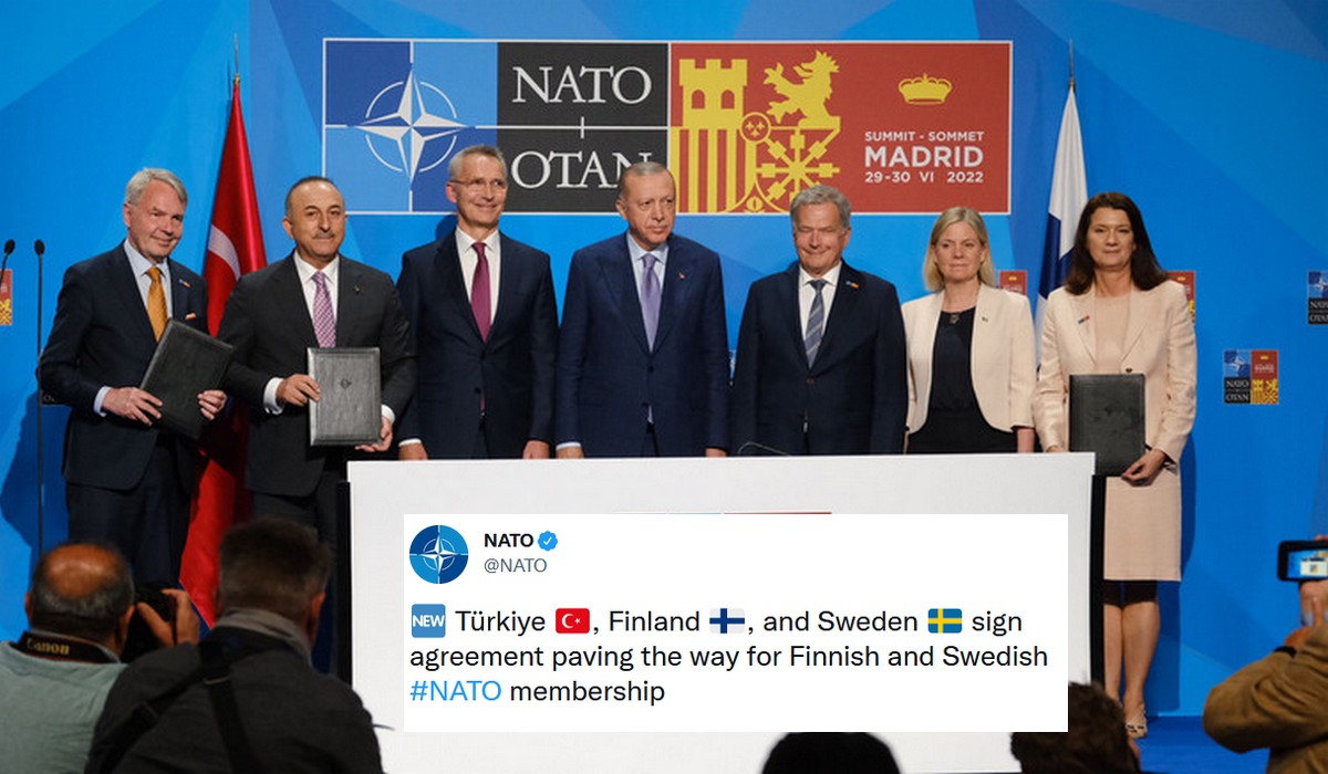 Turcja zgodziła się poprzeć wstąpienie Finlandii i Szwecji do NATO